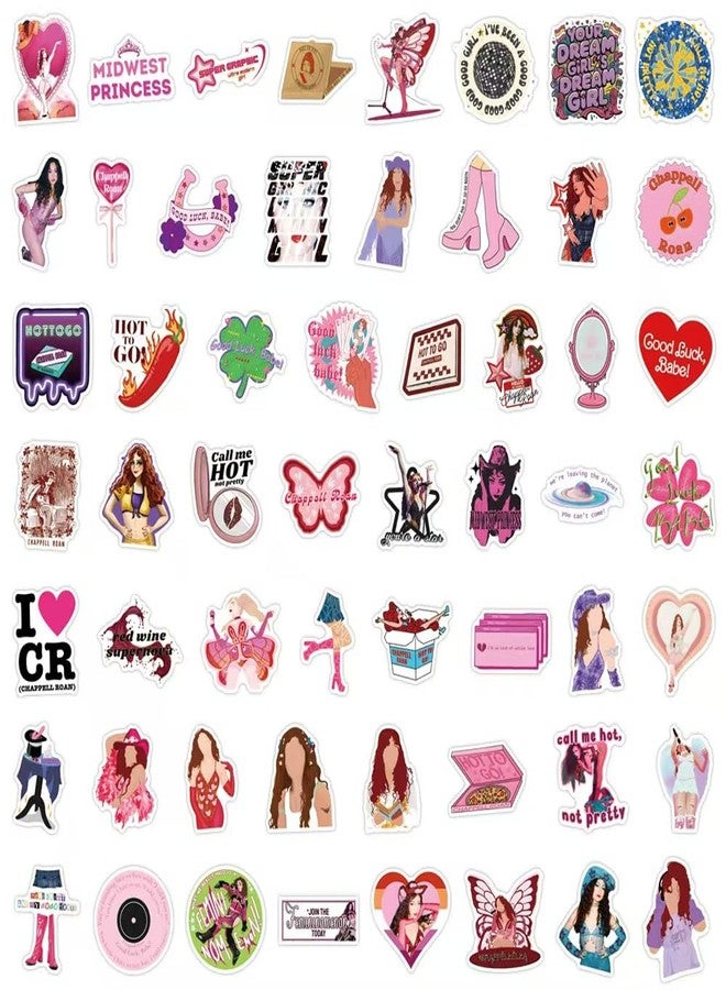 BOTVUG Pink Pony Club Bracelets and 56pcs Seickers Set Pink Pony Club Music Inspired Bracelets Merch Fans Gifts. - Image 4